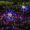 Solar Garden Lamp Waterproof IP65 Remote Control 8 Modes 200 LED Copper Wire Fairy Light Outdoor Decorative Light