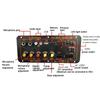 Bluetooth 5.0 Аудио 600 Вт Усилитель Плата D300 Сабвуфер Двойной Микрофон AMP Amplificatore Модуль 12 В 24 В 220 В Медиаплеер