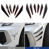 6 Pcs Convenient Fins Non-fading Car Bumper Durable Modification Bumper Fin Canard Splitters Car Accessories