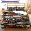 3PC Custom Name Dreams Collage bedding,soft and breathable,2D flat print,room decor.,Poster Three-piece set,Soccer Three-piece set,Art,Poster,Soccer