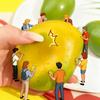 1 шт. Игрушка-антистресс для сжатия для взрослых, Фруктовый мяч, меняющий цвет, Клубника и Манго, Медленно восстанавливающий форму, Игрушка для снятия стресса, Креативный подарок