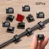 Firm Practical Organizer Self-adhesive Fastener Cable Clip Cable Clamp Wire Management Fixer Holder