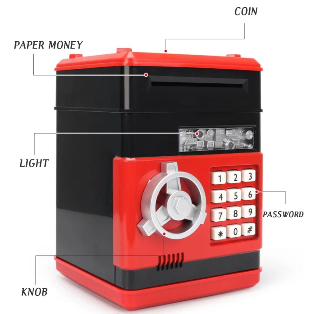 Электронная копилка-сейф, копилки для детей, цифровые монеты, экономия наличных, мини-банкомат, детские рождественские подарки