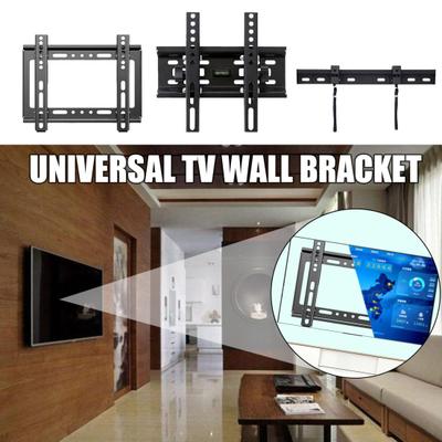 Настенное крепление для телевизора 14-75 дюймов Сверхпрочная холоднокатаная сталь