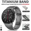 Оригинальный металлический титановый ремешок без зазоров для Huawei Watch GT6 Pro 46 мм Роскошный браслет для Huawei Watch GT 6 46 мм Специализированный ремешок с быстрой заменой