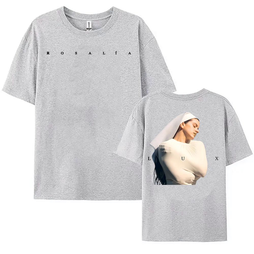 ROSALÍA LUX PHOTO Tshirts Women Men Short Sleeve Tees Unisex Streetwear Loose Casual Summer O-neck T-shirt Graphic Print T Shirt