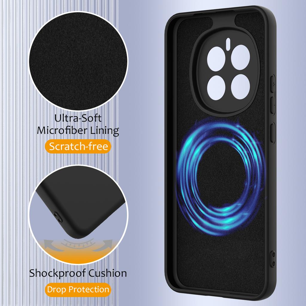 For Honor Magic7 5G Case Compatible with MagSafe Anti-Drop Liquid Silicone Phone Cover