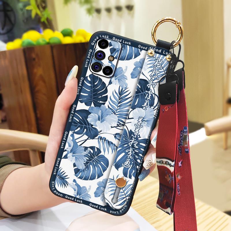 Phone Holder Anti-knock Phone Case For Samsung Galaxy M31S/SM-M317F/M315F Shockproof Chinese Style Elderly Lady For Mom