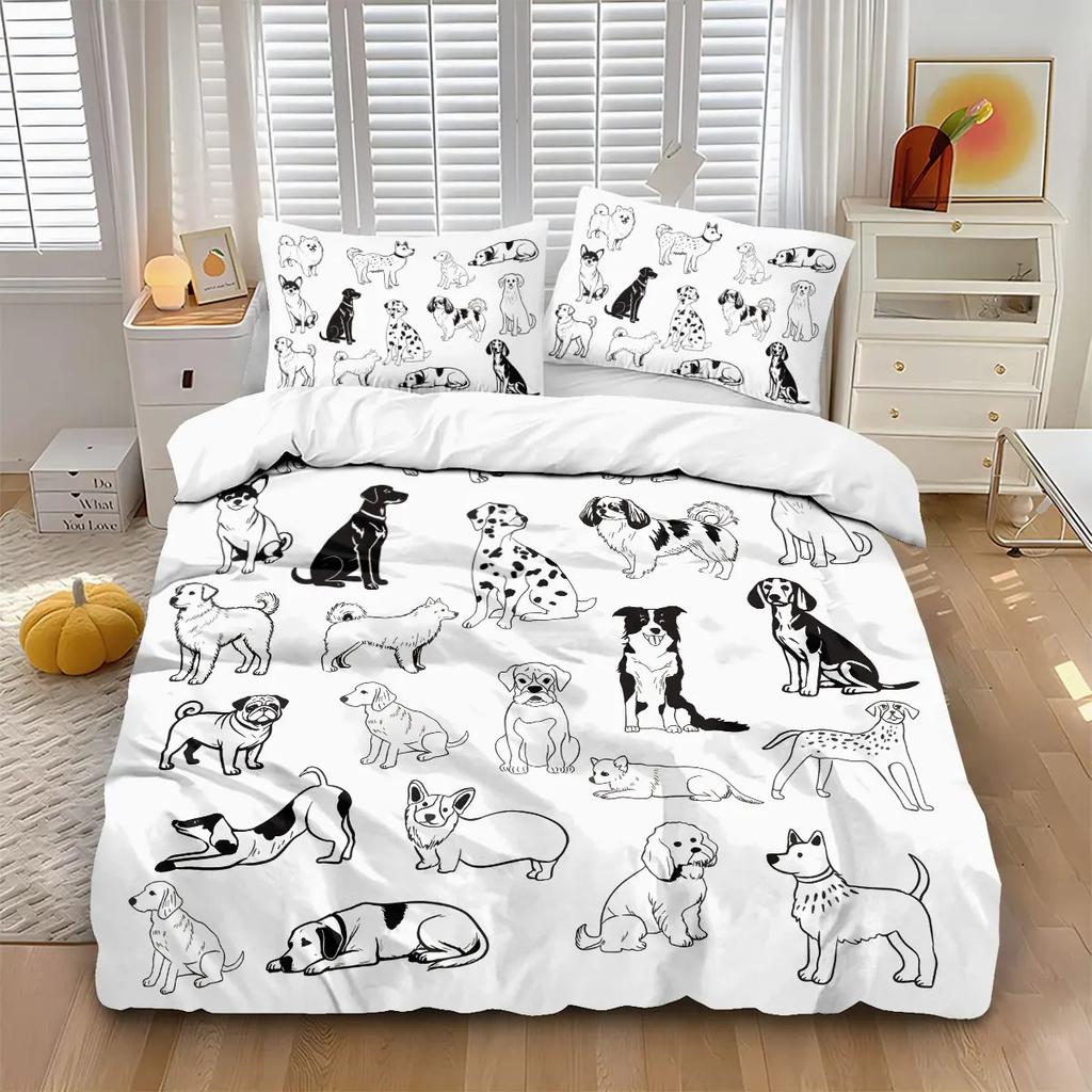 Boy Girl Bedding Set 3D Duvet Cover Pillowcase Bedroom Decoration Children Gift Single Double Large Size