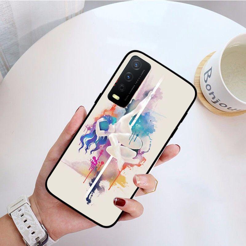 Pole Dance Dancing Girl Phone Cover For Vivo Y31 Y30 Y33S Y11S Y12S Y17 Y20 Y20S Y21 Y21S Y1S Y53S Y15 Y19 Y91C V23 Case Coque