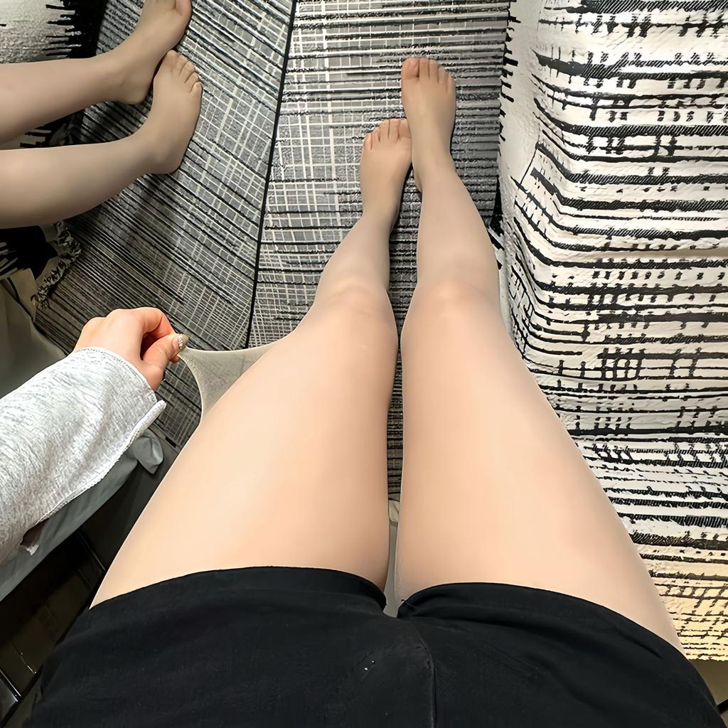 Ночной клуб Блестящие колготки Леггинсы Сверкающий Белый Шелк Стройнящие JK Детки Телесный Блестки Блеск