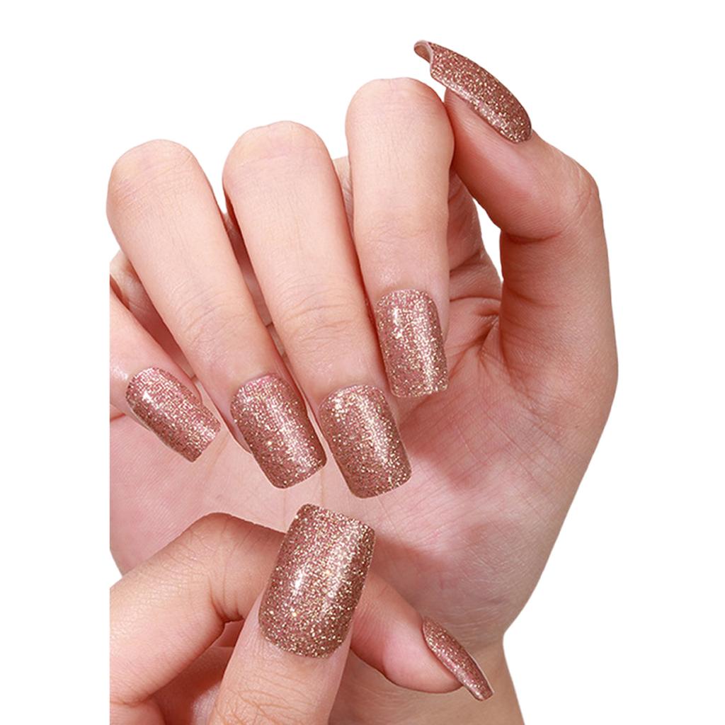 Наклейки для гелевых ногтей Полные обертывания Наклейки для ногтей Требуется УФ/LED-лампа Отвержденные гелевые полоски для ногтей для женщин и девочек