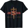 Jesus Cross Christ Saved My Life Quote Saying Christian Unisex T-Shirt
