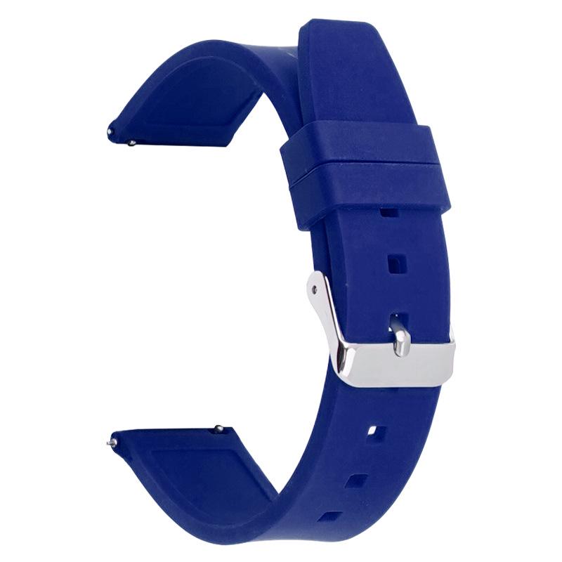 Водонепроницаемый силиконовый ремешок для смарт-часов с быстрой заменой 16-28 мм