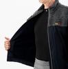 Kapelmuur Windproof Combination Quilted Black Jacket, Boa,