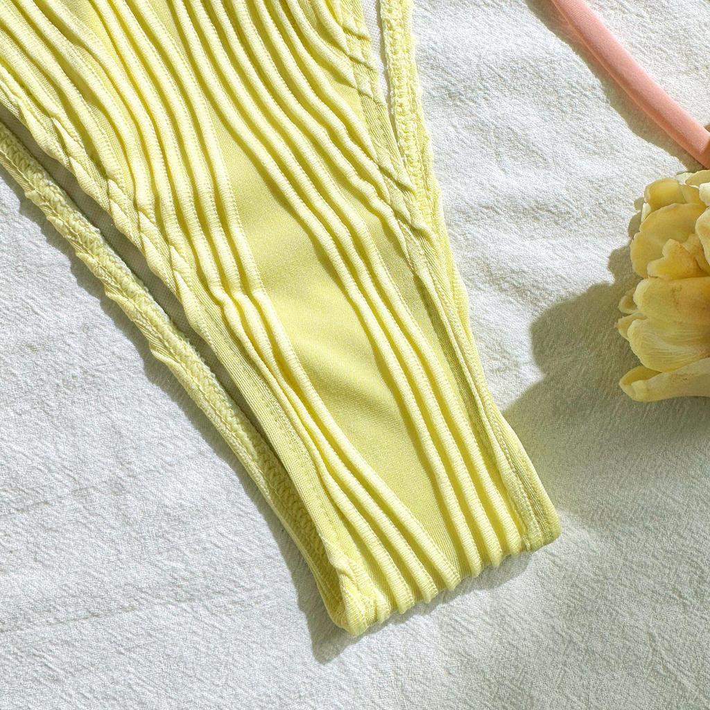 2025 Европейский и американский милый раздельный купальник