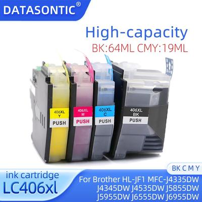 Совместимые картриджи LC406XL Dye для принтера Brother HL-JF1 MFC-J4335DW MFC-J4345DW MFC-J4535DW MFC-J5855DW MFC-J5955DW