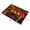 Anti Slip Christmas Carpet Non-Slip Durable Cartoon Bathroom Mat Retro Absorbent Santa Claus Elk Door Mat Home Decoration