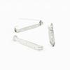 10pcs Stainless Steel Safety Pins DIY Rustproof Buckle Pin Metal Brooch Badge