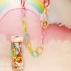 24pcs/set Clip on Plastic Connecting Rings Stroller Baby Rainbow Loop  Gifts