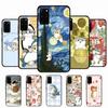 Милый чехол для телефона с кошкой-акулой M-Mofusand для Samsung S 24 Fe 25 Ultra Plus 20 Lite 21 30 22 23 24 22 Ultra 5G Fundas