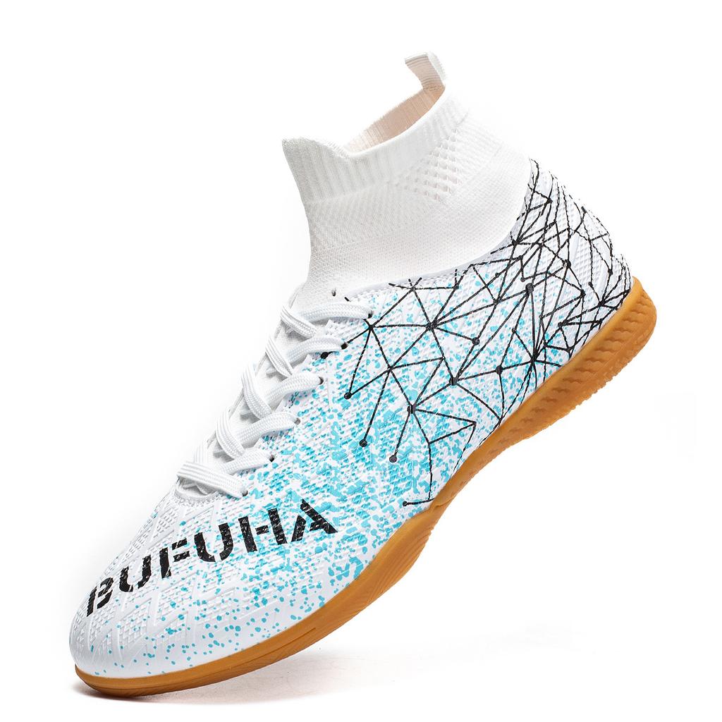 Плоские тренировочные спортивные футбольные бутсы женские студенческие искусственная трава для зала и улицы кроссовки мужские
