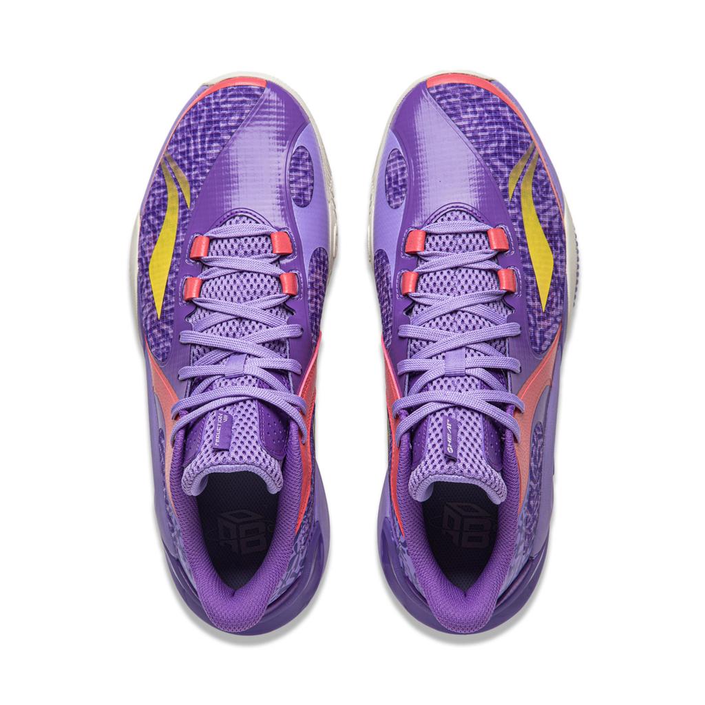 Li Ning Storm 8 Low Slip Resistant Abrasion Resistant Low top TUFF OS Basketball Shoes Men's ABFU025-1