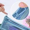 Сетчатый пенал Yousheng на молнии, прозрачный двухслойный пенал, многофункциональная сумка для хранения канцелярских принадлежностей, органайзер для макияжа для путешествий, для офиса, дома