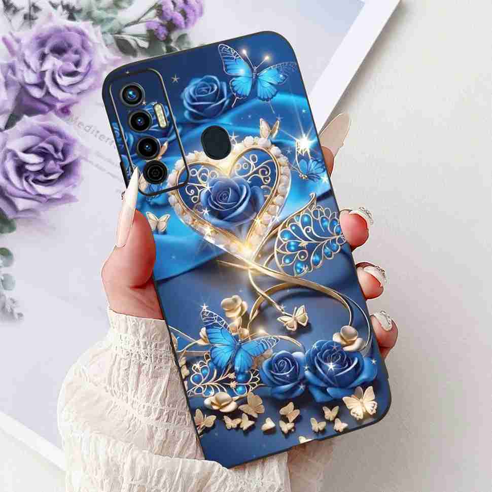 Cute Cat Cover For Tecno Camon 17 Case CG6 CG6j Silicone Soft Protection Shell For Tecno Camon 17 Camon17 Back Cover Casing 6.6"