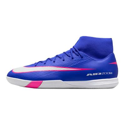 Футбольные бутсы Zoom Mercurial Superfly 10 Academy IC High Racer Blue Унисекс Белые FQ8332-446