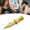 20 шт. Картриджные иглы для татуировки из нержавеющей стали Равномерный выход Быстрая окраска Золотые картриджные иглы для татуировки