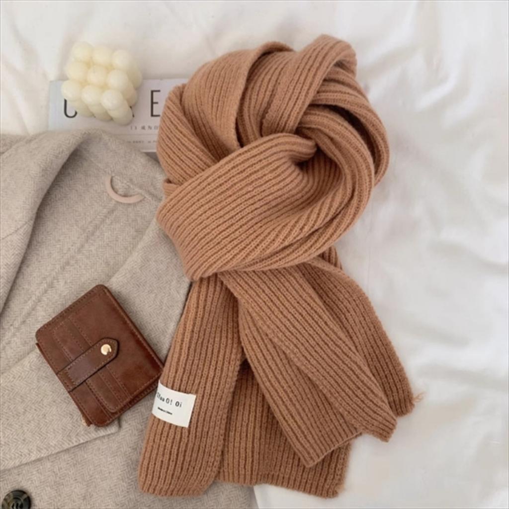 Вязаный шарф, мужской и женский стили, толстый шарф, шерстяной шарф, шерстяная шаль