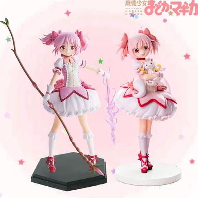 В наличии Аниме фигурка Puella Magi Madoka Magica Канамэ Мадока Волшебница ПВХ Аниме Фигурки 2 вида Аниме Мультяшная Модель Игрушка Подарки