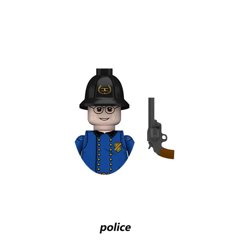 Детские игрушки, мультяшные фигурки, американский ковбой в стиле вестерн, миниатюрное оружие, конструктор, строительные блоки, подарки на праздники для мальчиков.