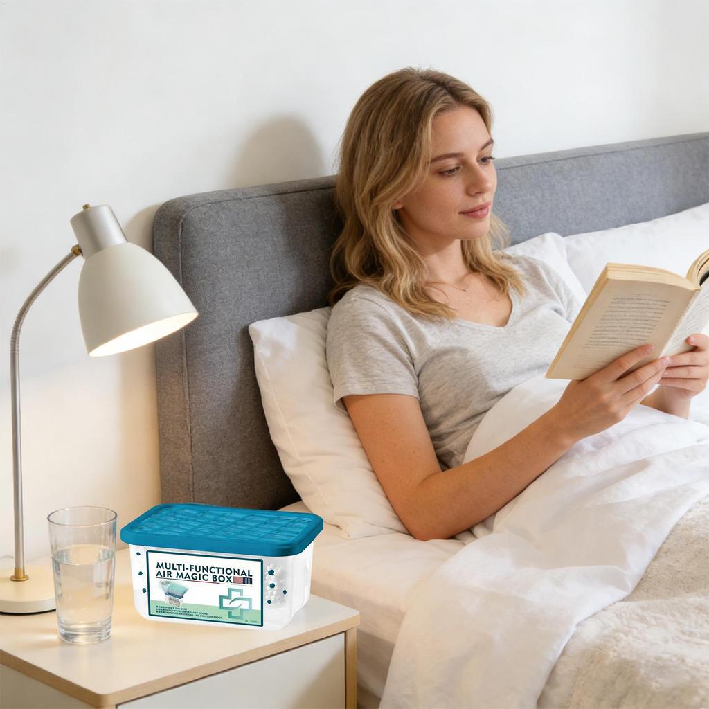 Airs Purifier Box Multi Functional Indoor Airs Purification Dust Removal Odor Control Box Strong Suction Dust Remover Magics Box