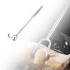304 Stainless Steel Meat Hook, BBQ Hook,Handheld Food Turner Portable for Meats Roasted Duck Steak