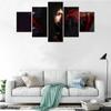 Home Decor Modular Poster 5 Pieces Anime Pictures Wall Artwork Madara Uchiha With Mask Canvas Painting Printed For Living Room