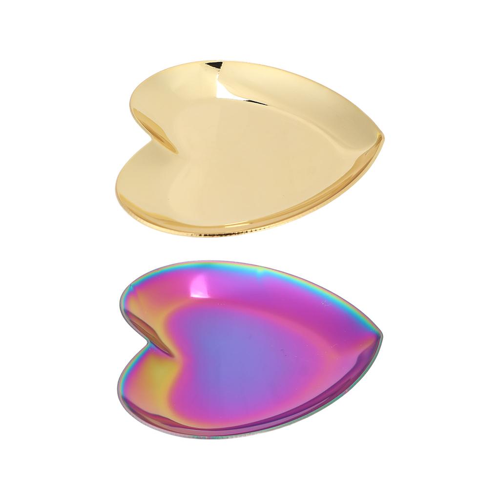 Доска для дизайна ногтей из нержавеющей стали в форме сердца, косметический макияж, маникюр, советы, палитра для смешивания цветов