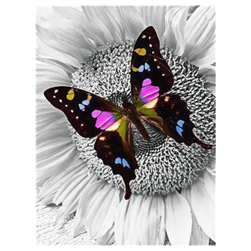 5D Diy Diamond Painting Butterfly Animal Cross Stitch Kit Full Drill Embroidery Mosaic Art Pictures of Rhinestones Home Decor