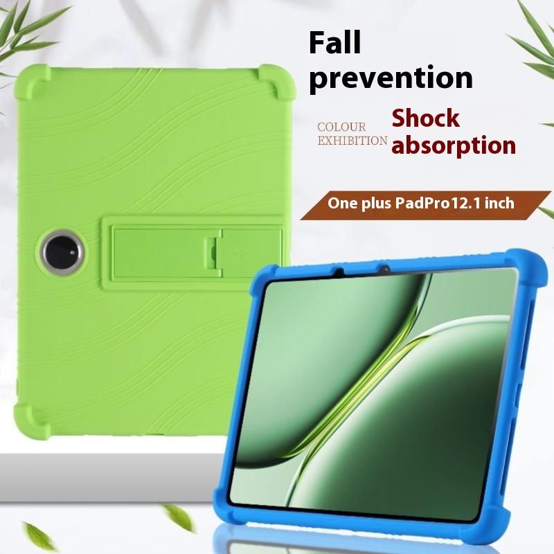 Для Oppo Pad 3/OnePlus Pad Pro силиконовый чехол с подставкой прочный защитный чехол