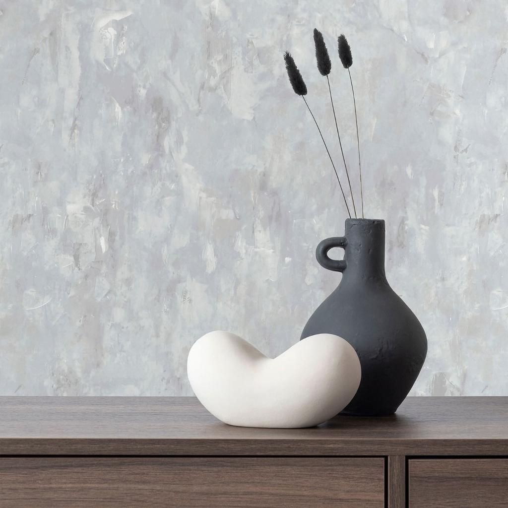 Однотонные виниловые текстурированные обои Grandeco Camilla