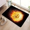 B-Bitcoin Логотип Кухонный коврик Детская комната Спальня Декор Балкон Противоскользящий коврик для двери Гостиная Alfombra