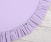 Play mat with ruffles - purple