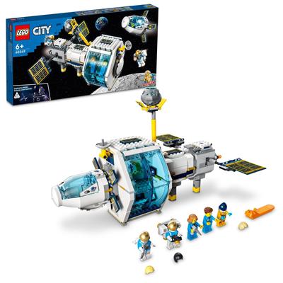 LEGO Городская лунная станция 60349 Игрушечный блок Подарок Космос Космос для мальчиков и девочек от 6 лет