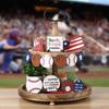 Baseball Game Series Tiered Tray Decoration Creative Desktop Decoration Ornament Home Decor Craft
