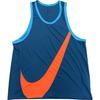 Big Logo Casual Training Loose Comfortable Breathable Vest Men Vests Blue DH7133-404