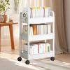 3 Tier Rolling Kitchen Cart Mobile Storage Organizer With Wheels For Bathroom Bedroom Snacks Towels Space Saving Trolley Shelf
