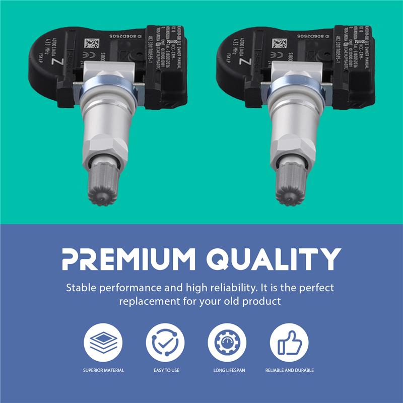 4Pcs Car TPMS Sensor 40700-3JA0A For Infiniti Q50 Q60 Nissan Altima Pathfinder Tire Pressure Sensor Monitoring System-A87Q