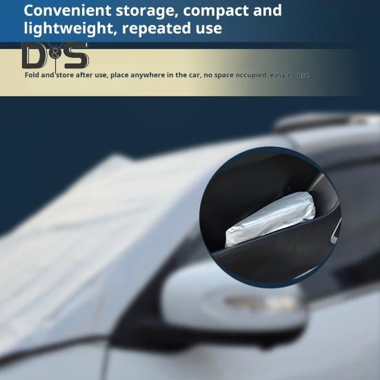 Car Magnetic Windshield Snow Cover UV Resistant Waterproof Anti-Freeze Universal Size Easy To Install Cars Trucks Windshield Cover