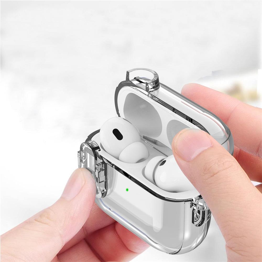 Простой прозрачный замок для защитного чехла AirPods pro1 поколения, чехол для Apple Bluetooth-гарнитуры AirPods pro1 поколения
